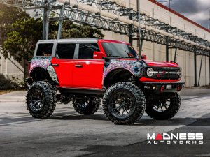 Ford Bronco Custom Wheels - HF6-4 by Vossen - Satin Black Ford Bronco Custom Wheels - HF6-4 by Vossen - Satin Black